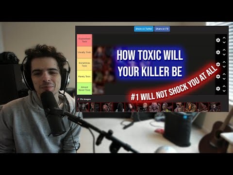 Ranking How Likely Your Killer Will Be Toxic - Dead by Daylight