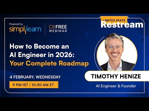 AI Engineer Roadmap 2026 | How to Become an AI Engineer | AI Engineer Skills Required | Simplilearn