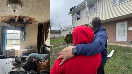 Kenosha woman's life turned upside down after severe storms damage apartment