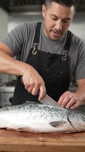 How to Properly Fillet a Massive Fresh Salmon