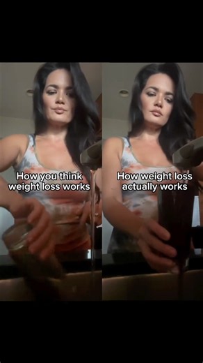 How you think weight loss works versus 🤨