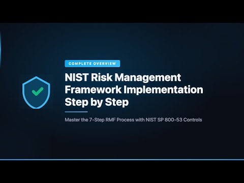 NIST Risk Management Framework Implementation Step by Step | Complete Overview