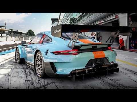 2 x Straight Piped Porsche 991.2 GT3 R (GT3 Class) sound almost as good as a 2017 911 RSR GTE!