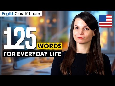 125 Must-Know English Words for Everyday Life