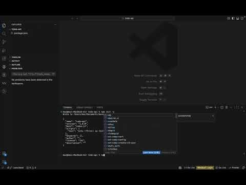 Starting with project | Node js Monogo Db Todo API Part - 1