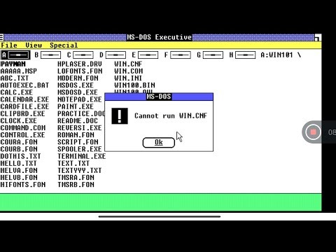 Windows 1.0 on windows 7