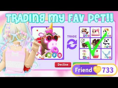 I Traded Dollie... | Trading My Favorite Pet! | Adopt Me Roblox Neon Cow | Riivv3r