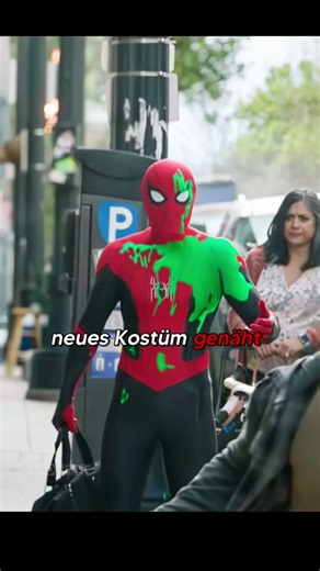 Warum musste Peter Parker ein neues Kostüm nähen?