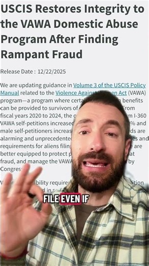 USCIS Crackdown Changes Everything for VAWA Applicants #immigration #vawa