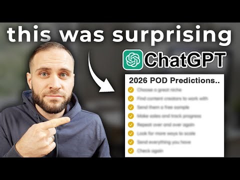 👀 ChatGPT Predicted These Print On Demand Trends (2026)