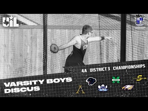 4A District 3 - Varsity Boys Discus - District Championships