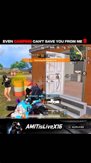 1v4 Clutch Against Campers! 😈 | AMITisLiveX16 #bgmi #pubg