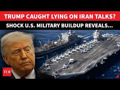 Trump’s Iran Talks Claim EXPOSED? US Military Build-Up In Middle East Signals Shock 'WAR POSTURE'
