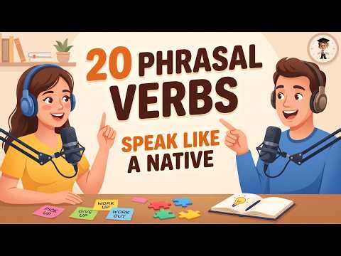 20 Essential Phrasal Verbs for Daily English | Real English Conversation | Easy English Podcast