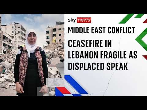 Ceasefire in Lebanon appears fragile as displaced residents remain defiant