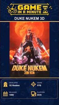 Duke Nukem 3D (1996): An Alien Invasion with Serious Attitude