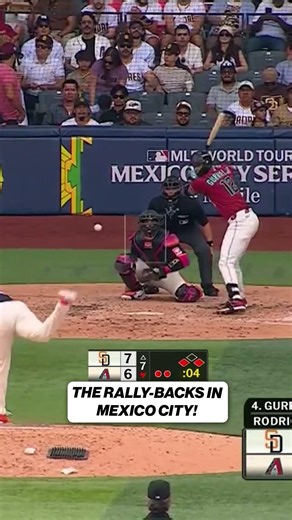 Dbacks take the lead over the Padres after being down by six 😳 #dbacks #MLB #padres #comeback
