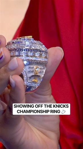 The details on the Knicks championship ring 😮‍💨