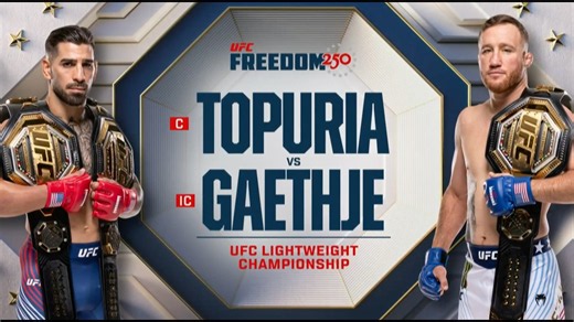 UFC Freedom 250: Ilia Topuria vs Justin Gaethje Highlights