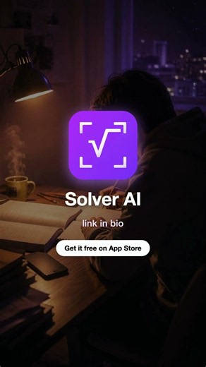 join 20k+ Students on the "Solver AI" app?