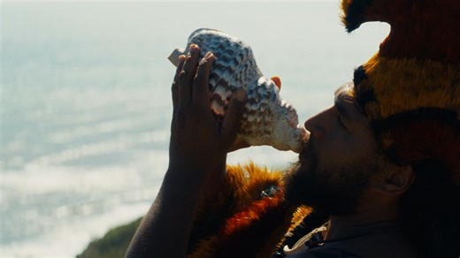 Diving in to a new year. Critics Choice Award nominee Chief of War — Now Streaming on Apple TV #ChiefOfWar #JasonMomoa #AppleTV | Apple TV