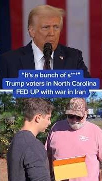 "It's a bunch of s***": Trump voters in North Carolina FED UP with war in Iran | POTUS Promise Check
