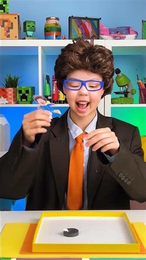 DIY Mini Me on Ice ⛸️🧊 Slipping and Gliding ❄️✨