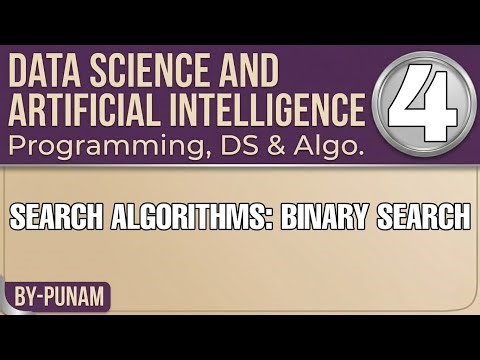 Search algorithms: Binary Search |ONE SHOT VIDEO |All Competitive exams |Statistics by Punam |