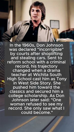Don Johnson's Teacher Refused to See His Record