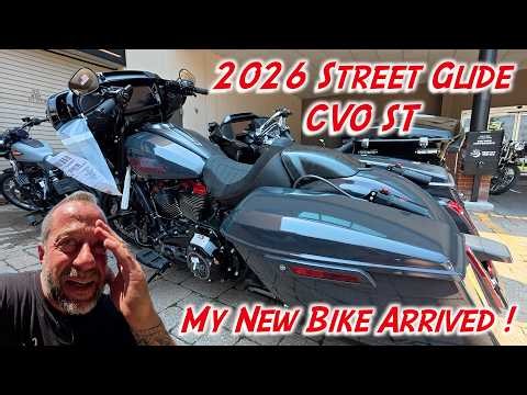 My New Harley Davidson Street Glide CVO ST Has Arrived !!
