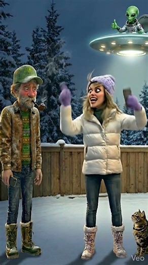 Alien flipping off Karen