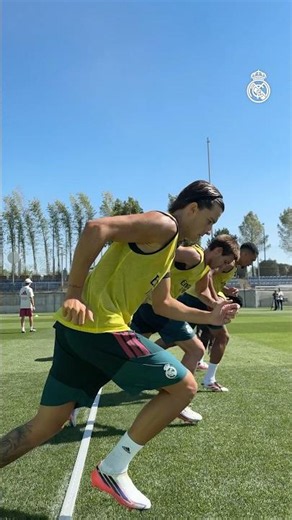 1,2,3… 💨 #RMCity #RealMadrid #Training