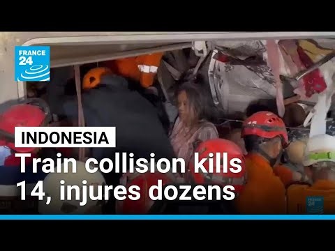 Train collision in Indonesia kills 14, injures dozens • FRANCE 24 English