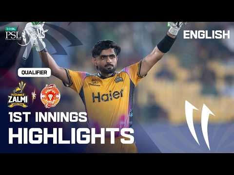 1st Innings Highlights | Peshawar vs Islamabad | English | Qualifier | Match 41 | HBL PSL 11 | MZB1K