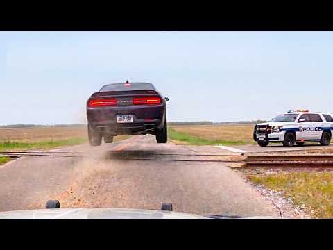 Craziest Dodge Challenger Police Chases Caught on Dashcam