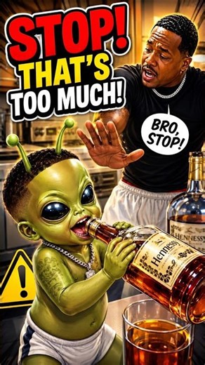 Adrien Broner Tells Baby Alien To STOP Drinking 🍾👽 | Alcohol Can Destroy Your