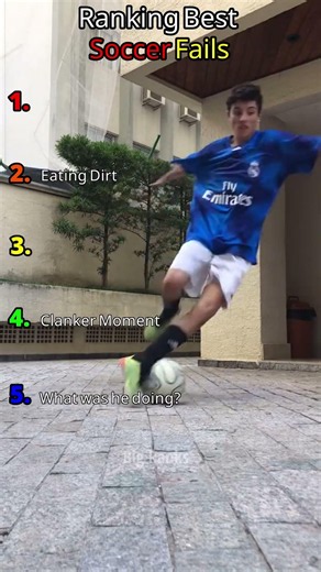 Ranking Best Soccer Fails! 💀🔥 #fails #funny #ranking #parkour #viral #sports