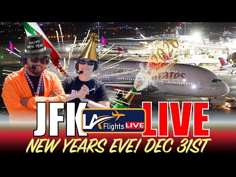🔴LIVE NEW YEARS EVE FROM JFK! | TWA HOTEL | DECEMBER 31, 2025