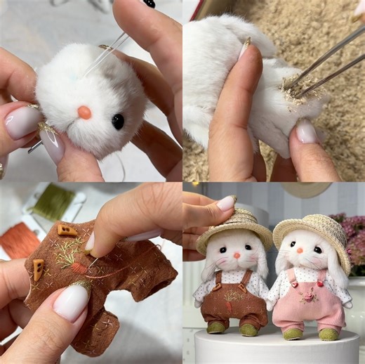 This Artist creates the most Adorable Stuffed Animal Toys ! 😍🐰 | Simple