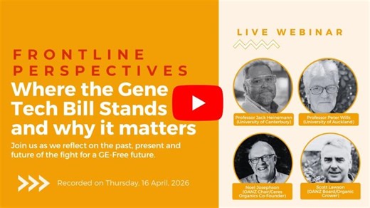 [Webinar] Standing Our Ground: Where the Gene Technology Bill Stands and Why It Matters | Brad Meiring