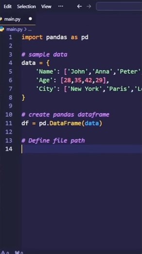 I_Create_Excel_file_in_5sec_using_Python____python_excel____python_pandas____python_to_excel_#python