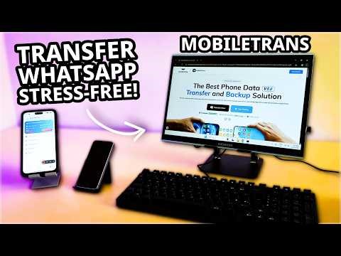 MobileTrans: WhatsApp Data Transfer | Move WhatsApp Chats/Videos/Stickers from iPhone to Android