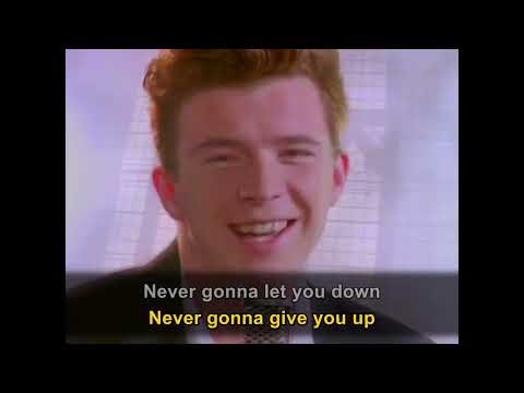Rick Astley Never Gonna Give You Up (Lyrics)