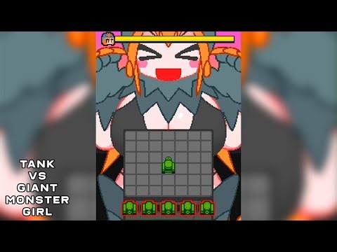Tank VS Giant Monster Girl - [NOT FOR KIDS] - Gameplay