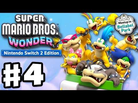 All Bosses No Damage! Super Mario Bros. Wonder: Nintendo Switch 2 Edition + Meetup in Bellabel Park