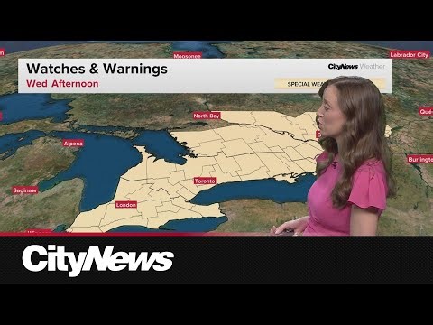 Toronto, GTA under special weather statement over heavy rain