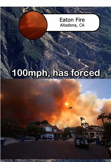 Breaking news. There is a fast moving fire near Eaton Canyon, Altadena, and Pasadena #breakingnews #currentnews #news #wildfire #fire #eaton #eatoncanyon #altadena #pasadena #eatonfire #california #californiafire #pacificpalisades #pacificpalisadesfire #foryoupage #foryou #fyp
