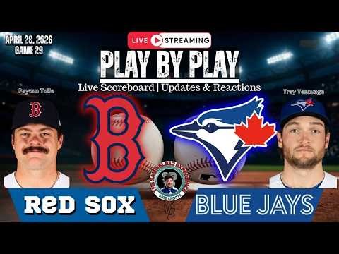 Toronto Blue Jays vs Boston Red Sox 🧢 LIVE MLB Play by Play and Reactions!