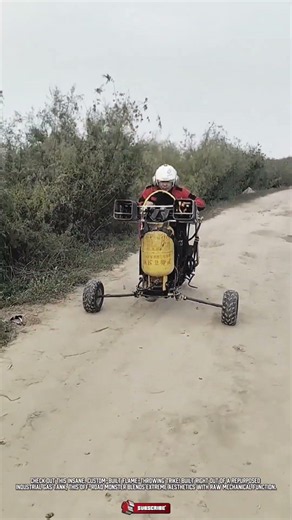 Flame-Throwing Gas Tank ATV for Extreme Off-Road Exploration #ToolHolder