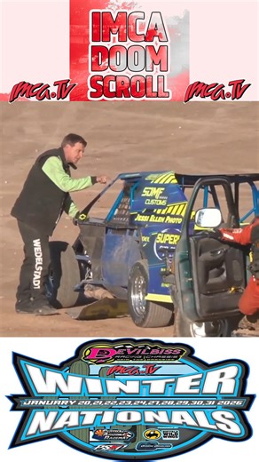 MODIFIED HEAT 3 - MULTI CAR CRASH RIGHT FROM THE START. 1-31-26 #imca #imcamodified #modified #imcasportmod #sportmod #imcahobbystock #hobbystock #imcastockcar #imcasportcompact #sportcompact #imcalatemodels #latemodels #imcasprintcars #sprintcar #dirtracing #dirtracinglife #dirttrackracing #dirttrackracinglife #dirttrack #dirttracklife #speedsport1 #speedsport2 #grassrootsracing | IMCA Doom Scroll